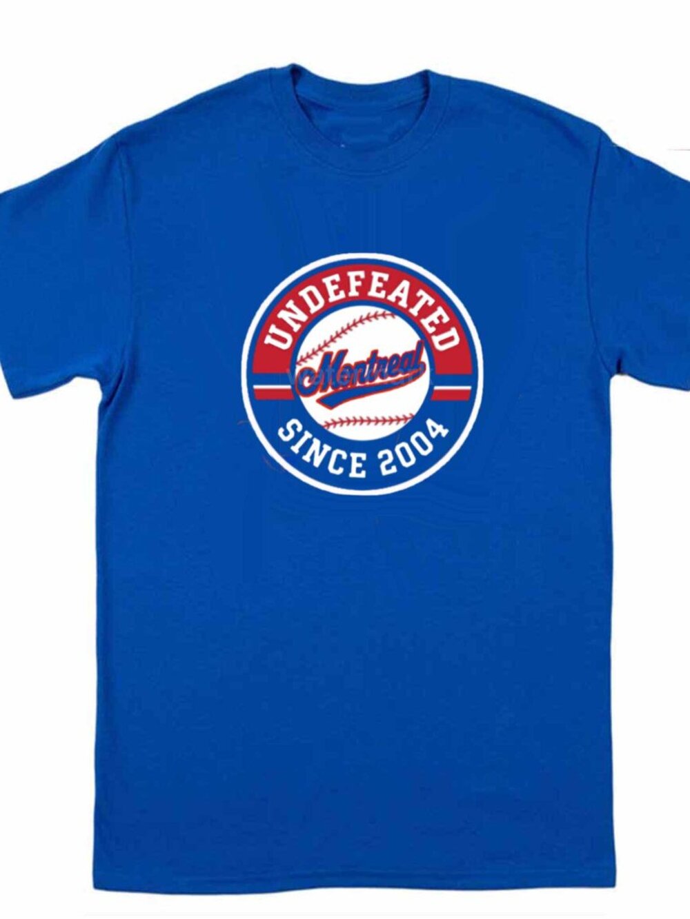 Montreal Baseball Undefeated Since 2004 Shirt Tim raines